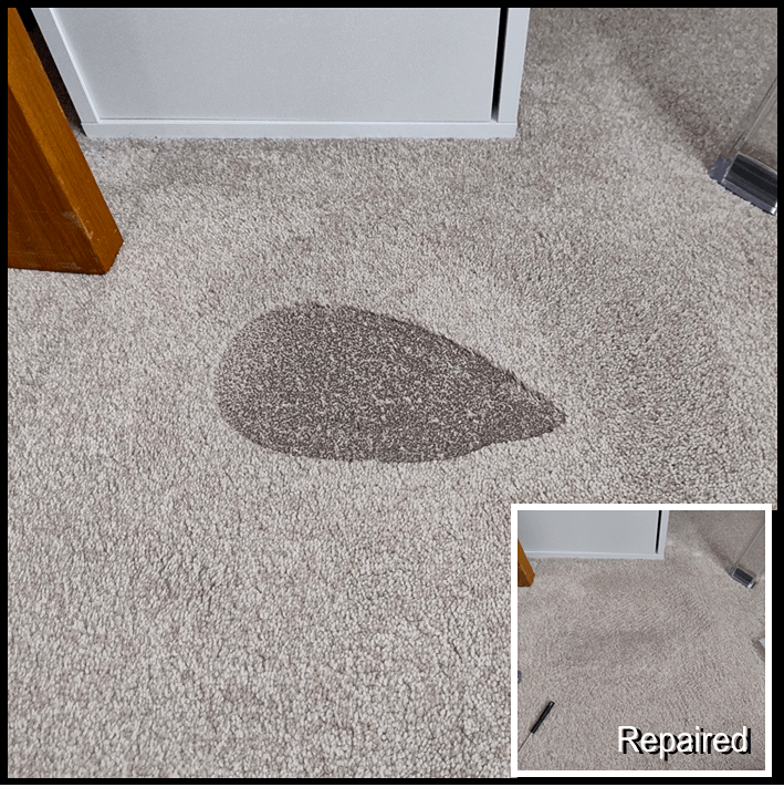 cat damage carpet repair in Redcar