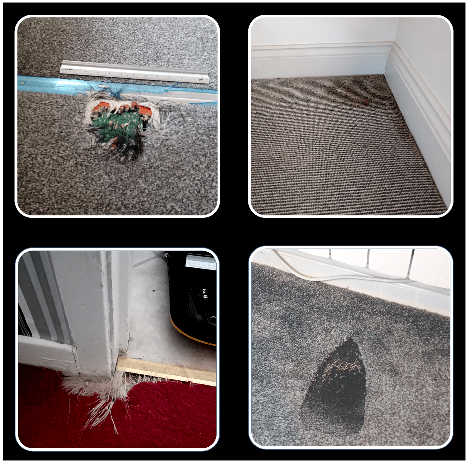 Carpet patch repairs in Cleveland, North Yorkshire and County durham