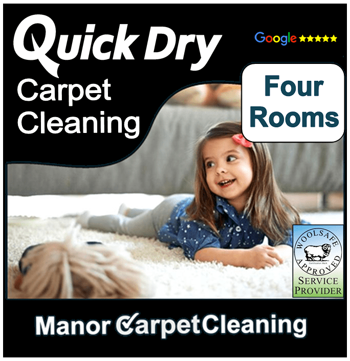 Four rooms carpet cleaning online booking