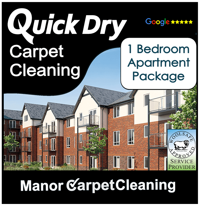 1 bedroom apartment package carpet cleaning, book online