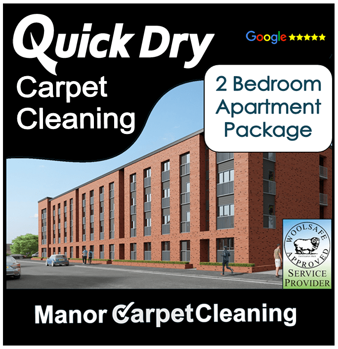 2 bedroom apartment package carpet cleaning, book online
