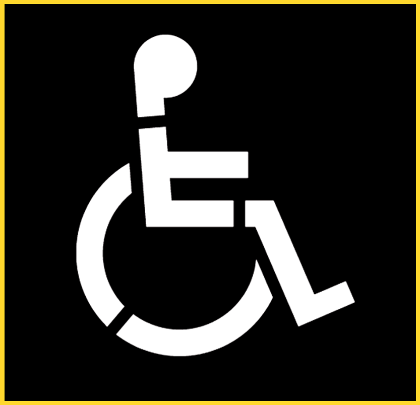 Disable parking bay symbol