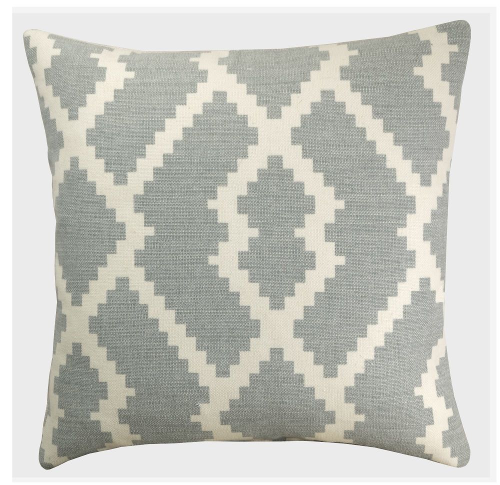 Romo Geometric Cushion Cover, Grey (40x40cm)