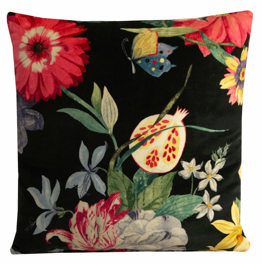 Jane Churchill Ipanema Cushion Cover - Charcoal (40x40cm)