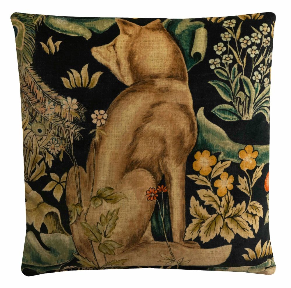 William Morris Forest Velvet Cushion Cover (40x40cm)