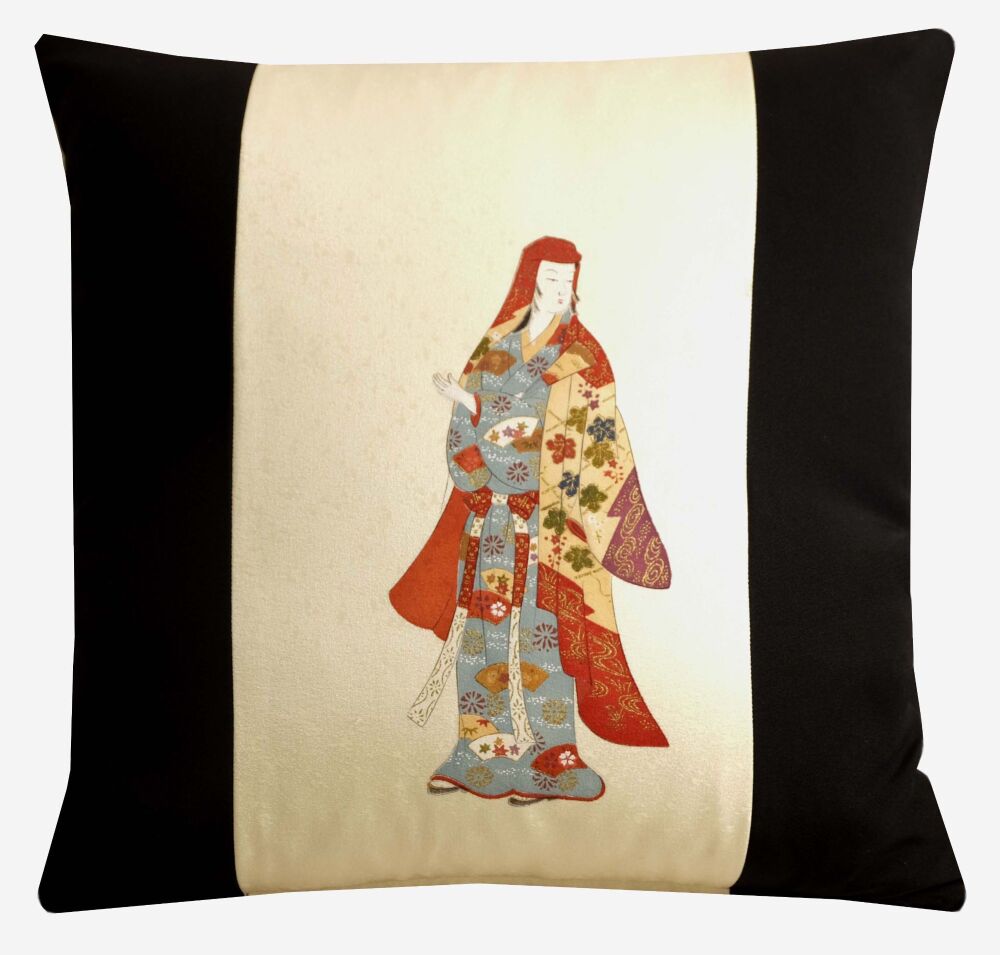 Lady in Kimono Cushion Cover (45x45cm)