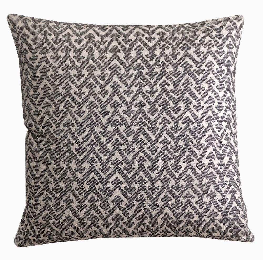 Fermoie Rabanna Designer Cushion Cover  - Charcoal