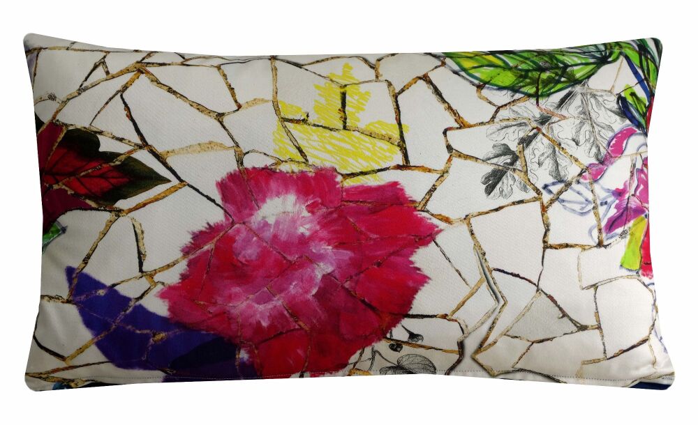 Designers Guild Christian Lacroix Eclats De Roses Cushion Cover (30x50cm)