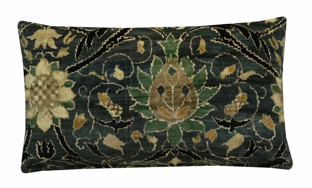 William Morris Montreal Cushion Cover  - Indigo/Slate (30x50cm)