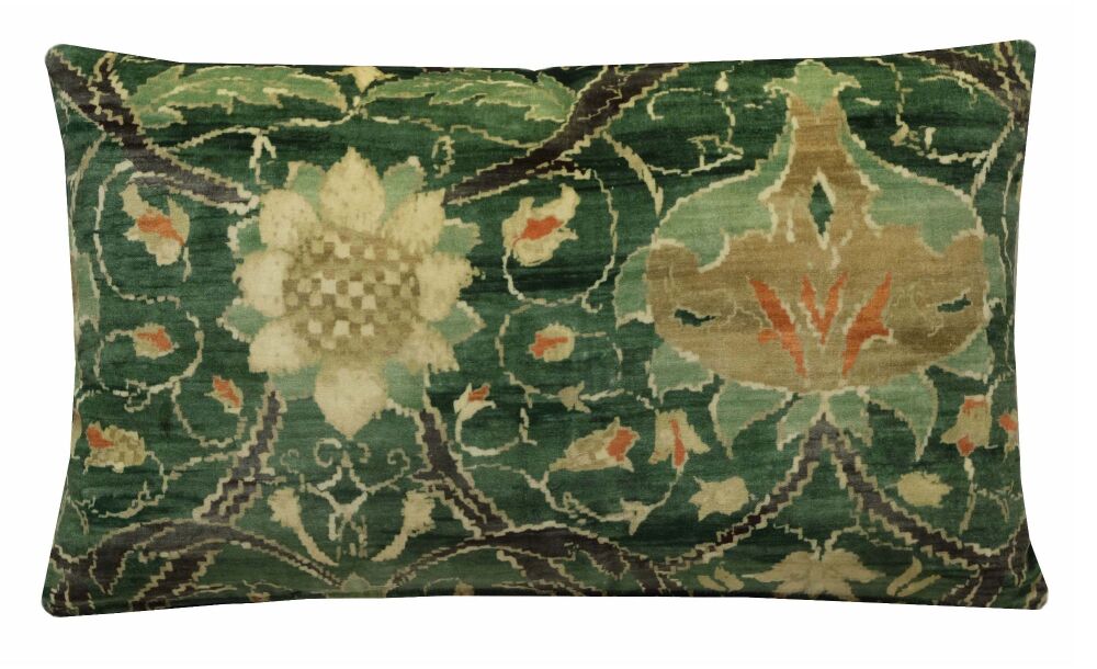 William Morris Montreal Cushion Cover  - Forest/Teal (30x50cm)
