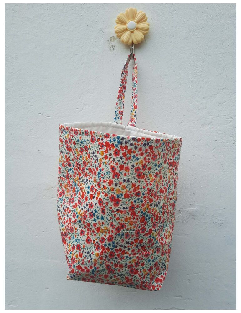 Liberty Floral Hanging Storage Basket