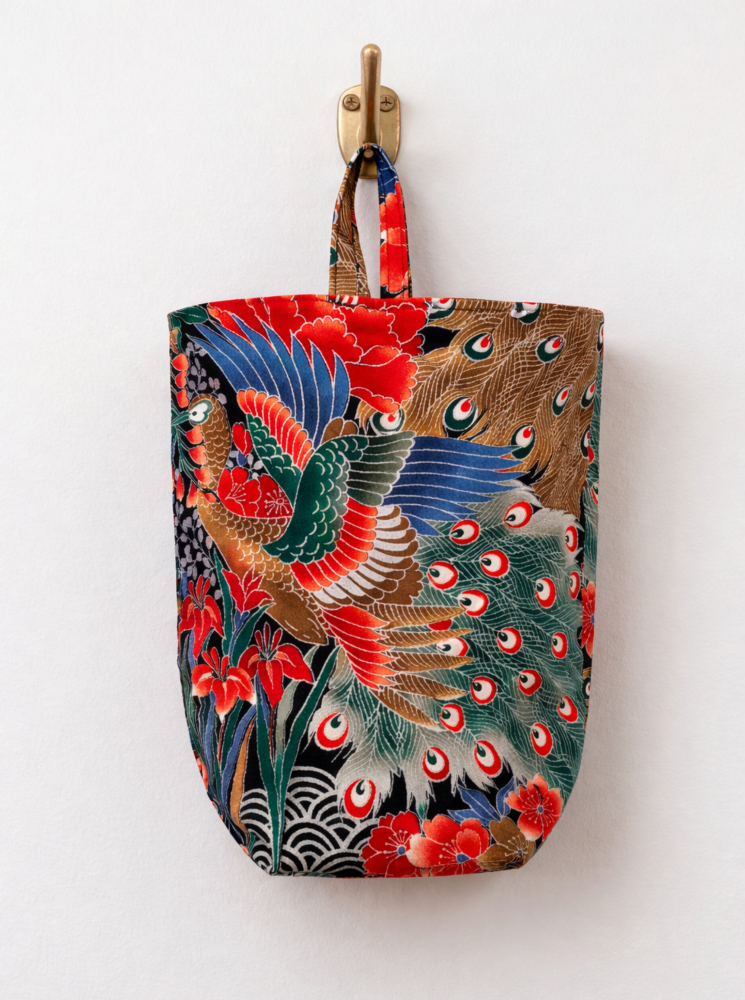 Colourful Peacock Hanging Storage Basket