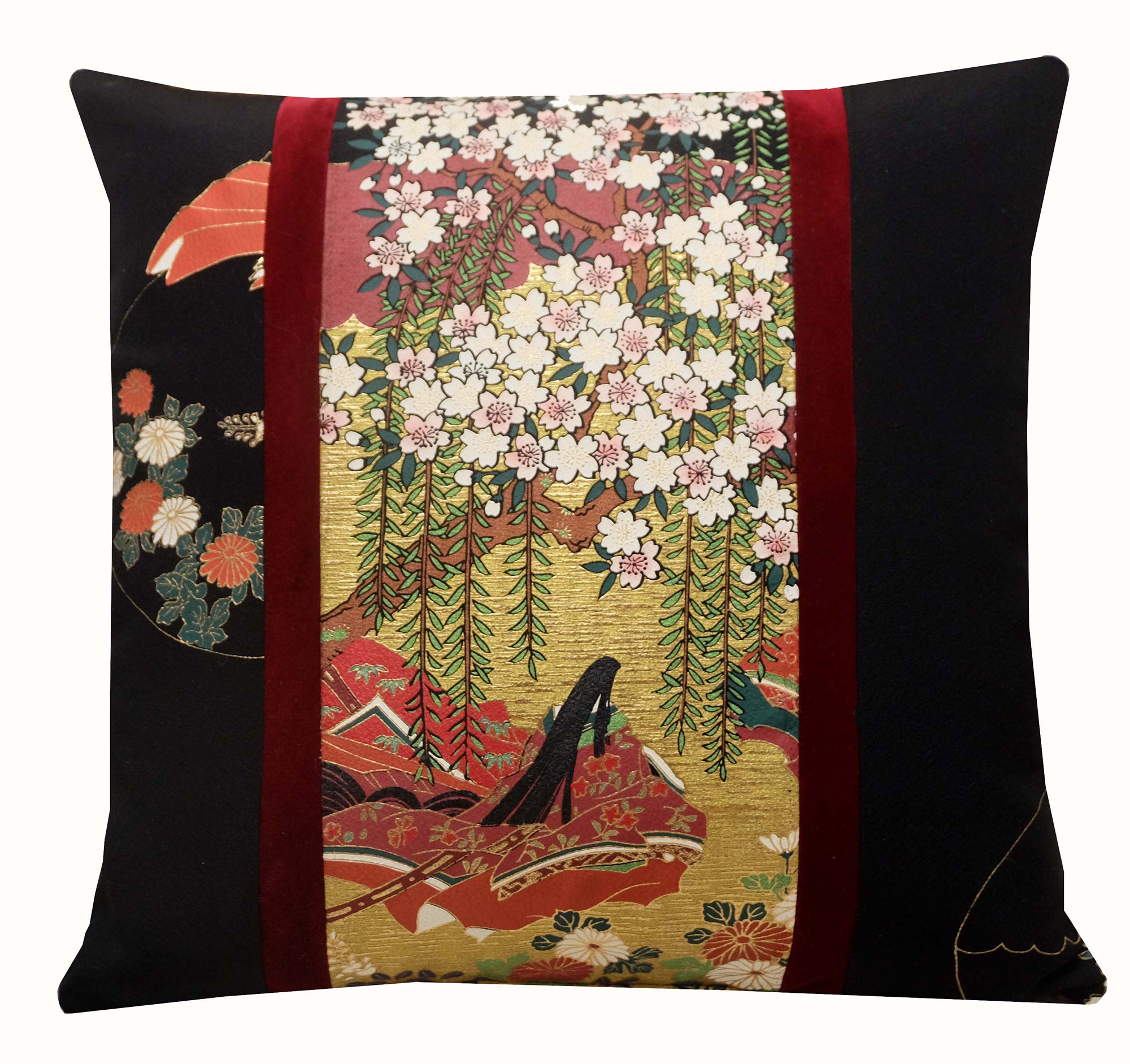 Handmade Japanese cushion cover