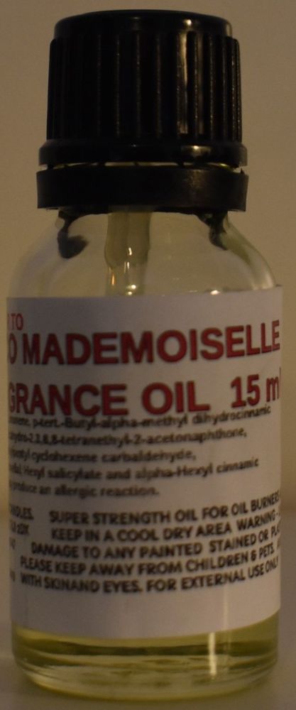 MADEMOISELLE (SIMILAR TO) DESIGNER FRAGRANCE  DIFFUSER OIL 15ml