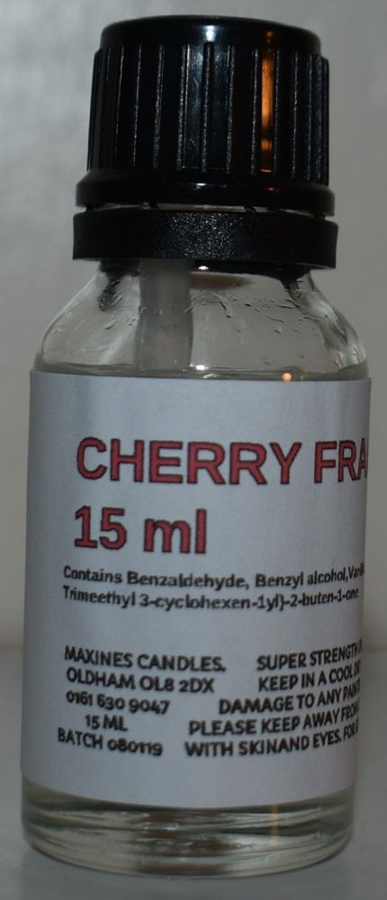 CHERRY DIFFUSER FRAGRANCE OIL 15ML EXTRA STRONG