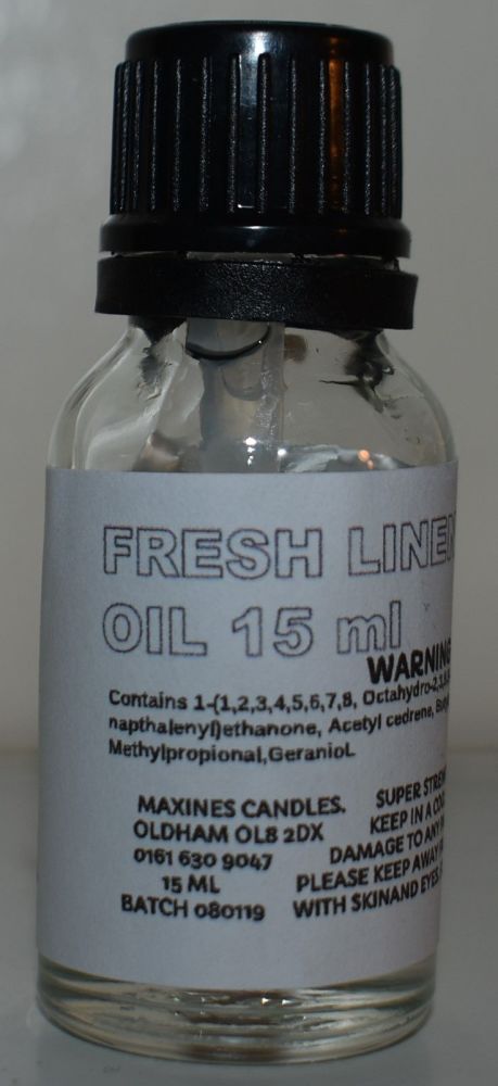 FRESH LINEN DIFFUSER FRAGRANCE OIL 15 ML EXTRA STRONG
