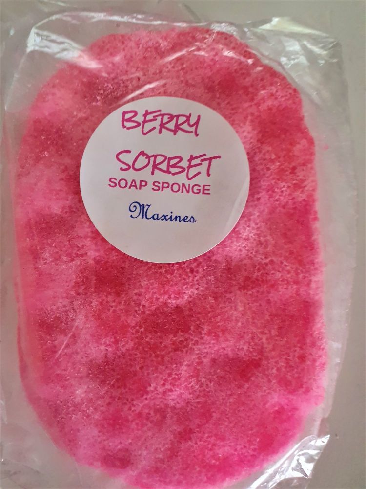 BERRY SORBET SOAP SPONGE