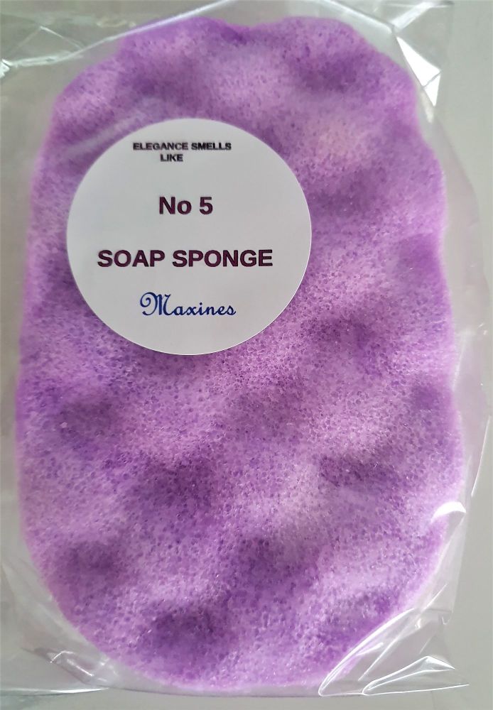 NUMBER 5 SOAP SPONGE (SIMILAR TO)