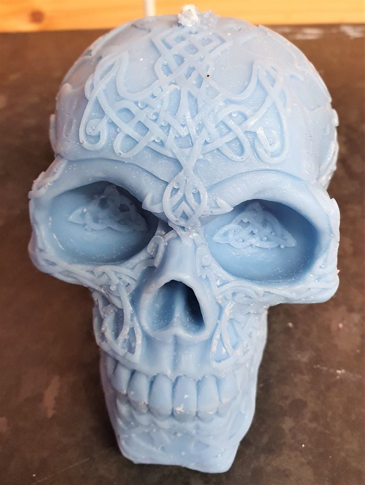 SCENTED SKULL CANDLES and PLATES