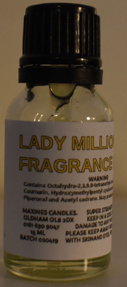 LADY MILLION (SIMILAR TO) DESIGNER FRAGRANCE DIFFUSER OIL 15 ML