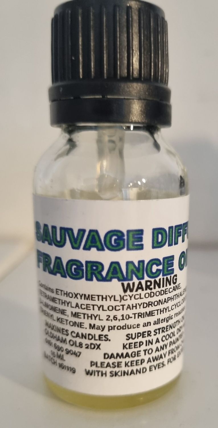 SAUVAGE (SIMILAR TO) DESIGNER DIFFUSER FRAGRANCE OIL 15ml