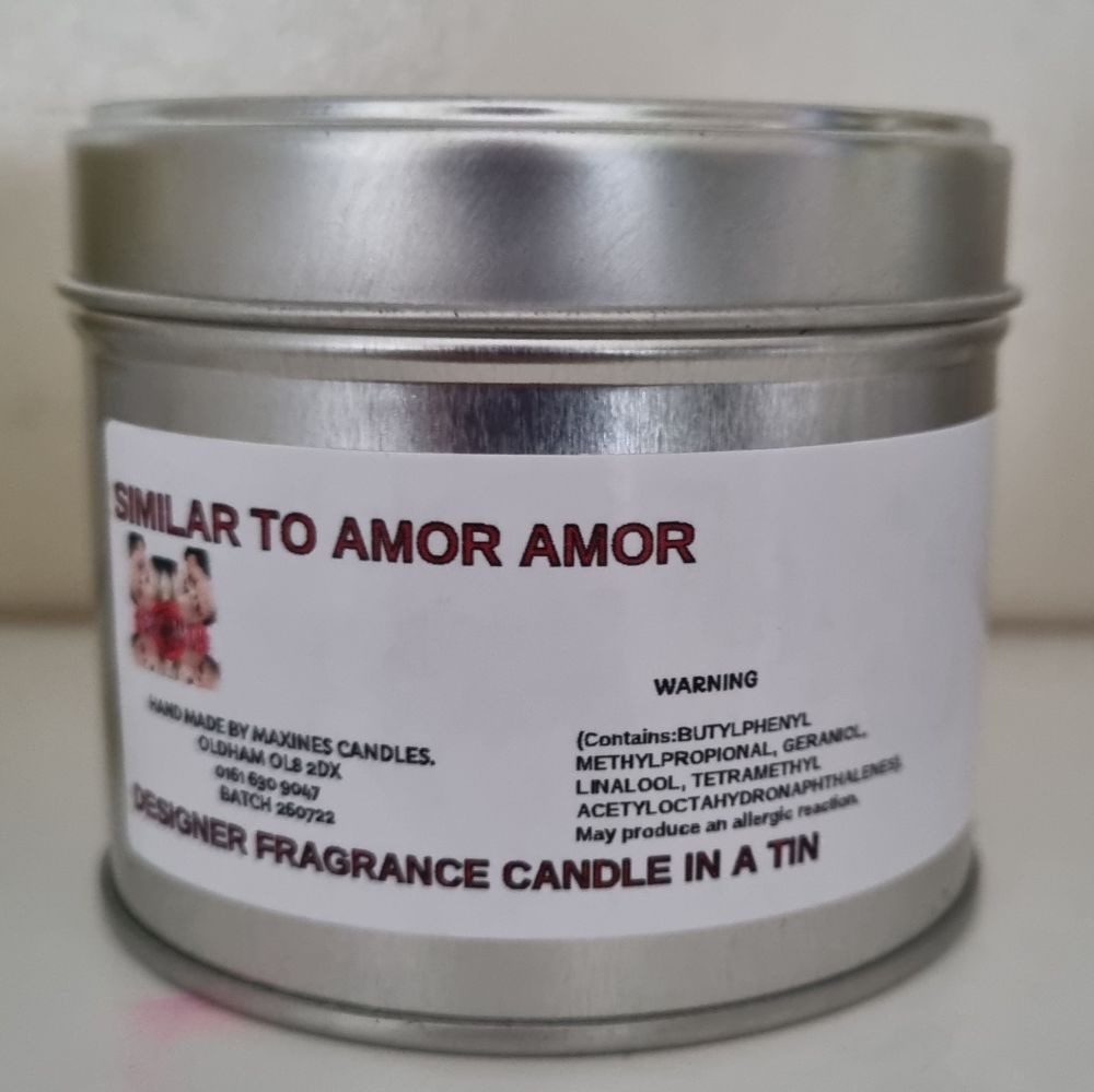 (SIMILAR TO)  AMOR AMOR CANDLE IN A TIN