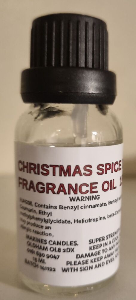 CHRISTMAS SPICE  DIFFUSER FRAGRANCE OIL