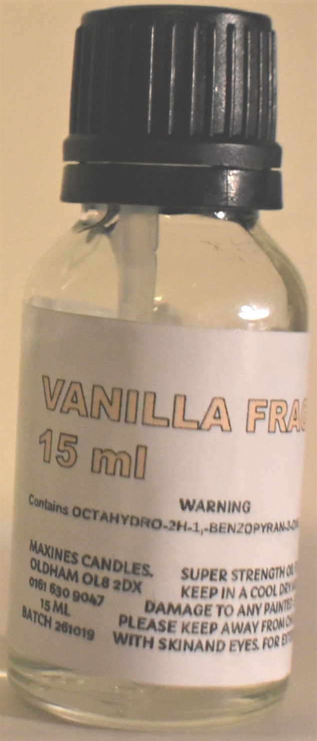 VANILLA DIFFUSER FRAGRANCE OIL 15ml