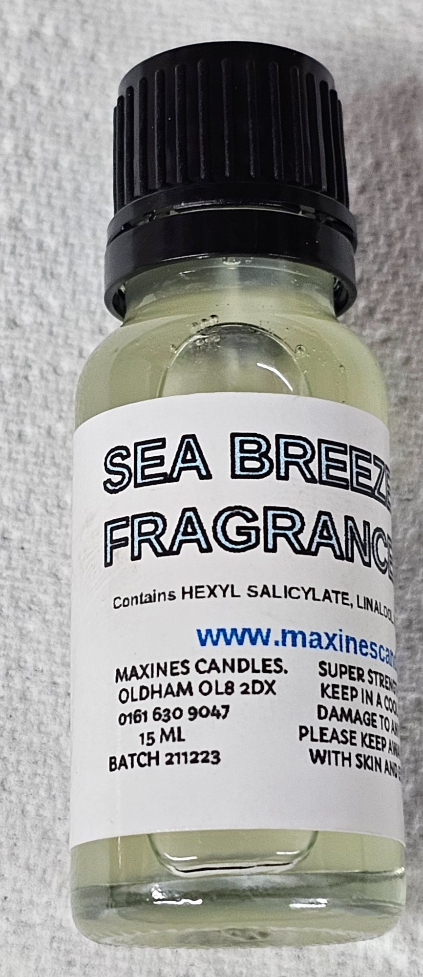 SEA BREEZE DIFFUSER FRAGRANCE OIL 15ml