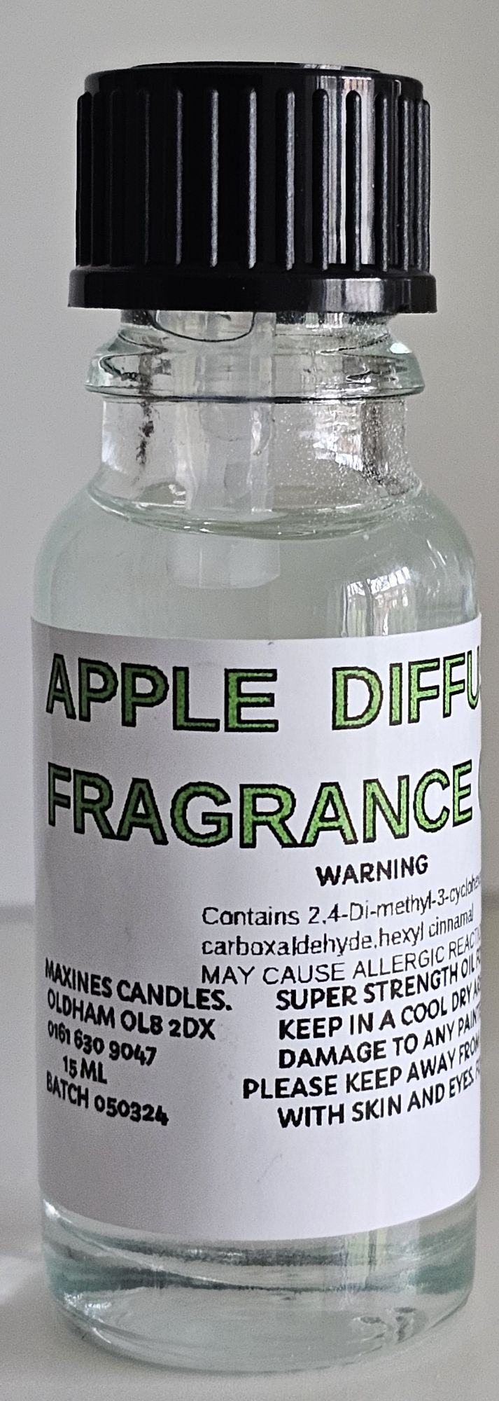 APPLE DIFFUSER FRAGRANCE OIL 15ml