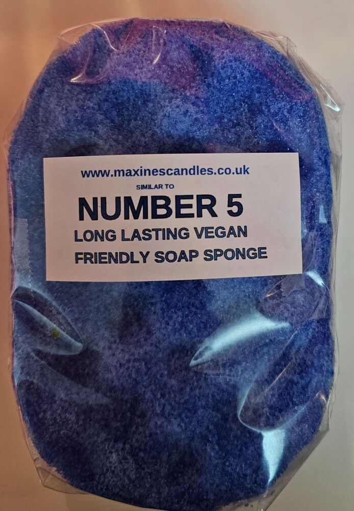 NUMBER 5 SOAP SPONGE (SIMILAR TO)