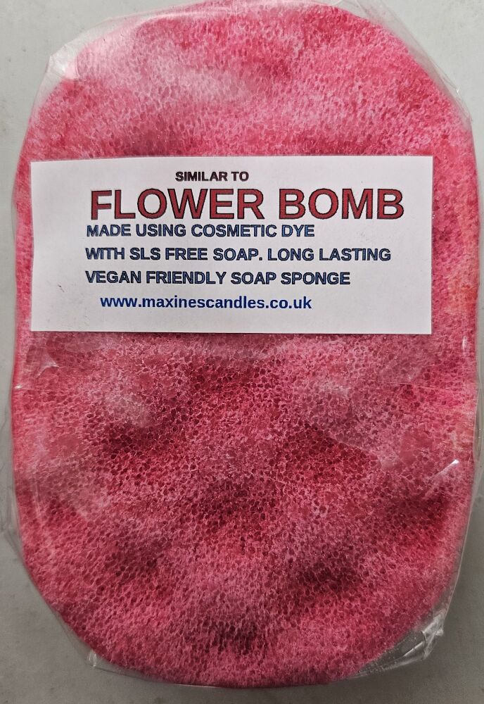 FLOWER BOMB SOAP SPONGE  (SIMILAR TO )