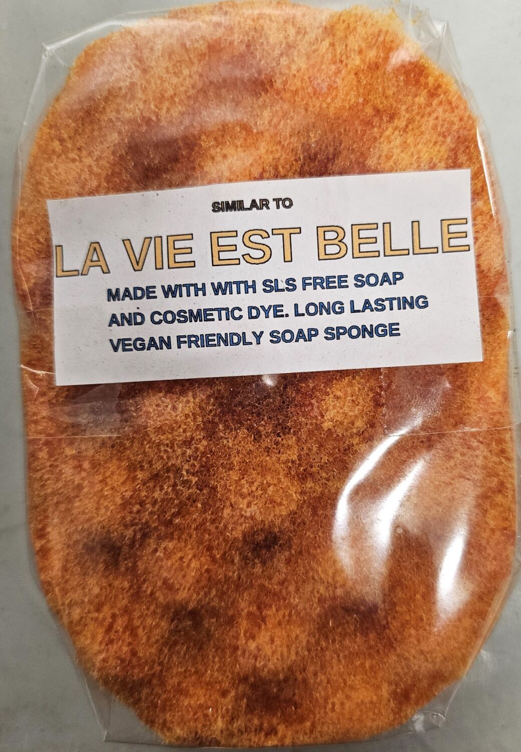LA VIE EST BELLE SOAP SPONGE (SIMILAR TO)
