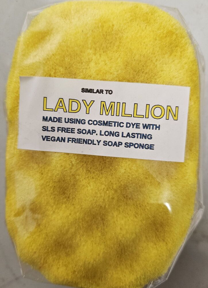 LADY MILLION SOAP SPONGE  (SIMILAR TO )