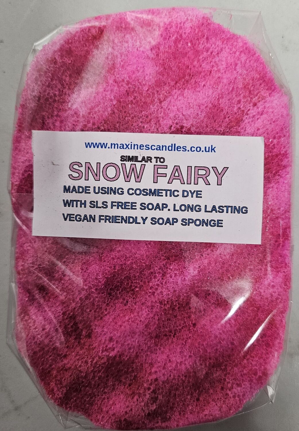 SNOW FAIRY SOAP SPONGE  (SIMILAR TO )