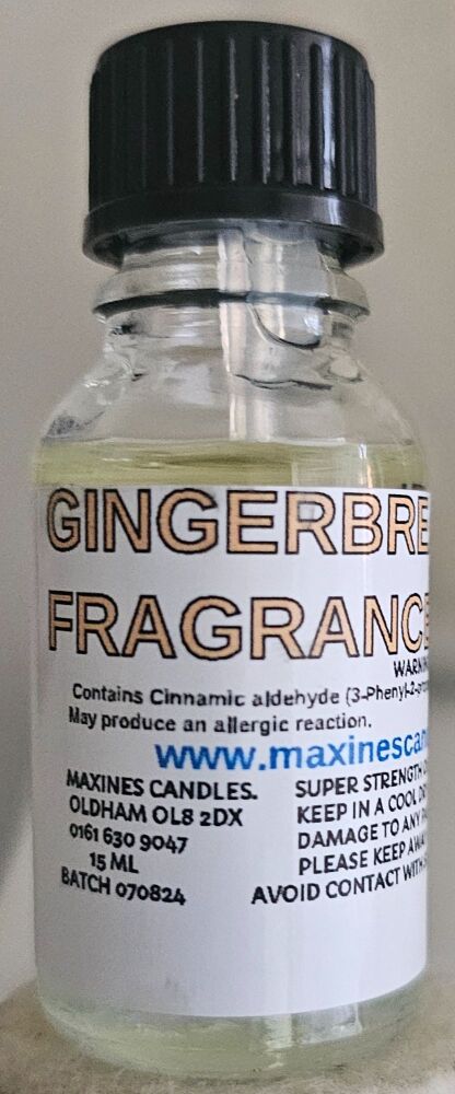 GINGERBREAD DIFFUSER FRAGRANCE OIL 15ml