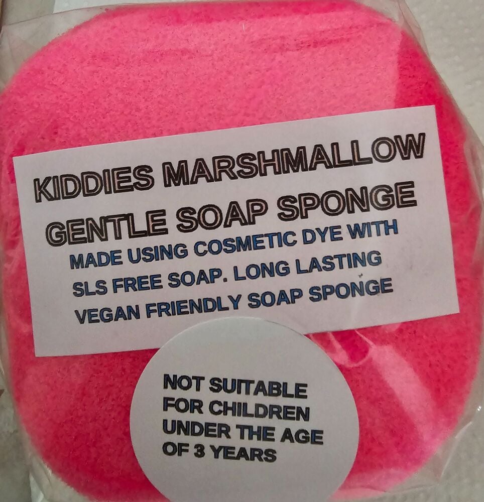 KISSIES MARSHMALLOW SOAP SPONGE