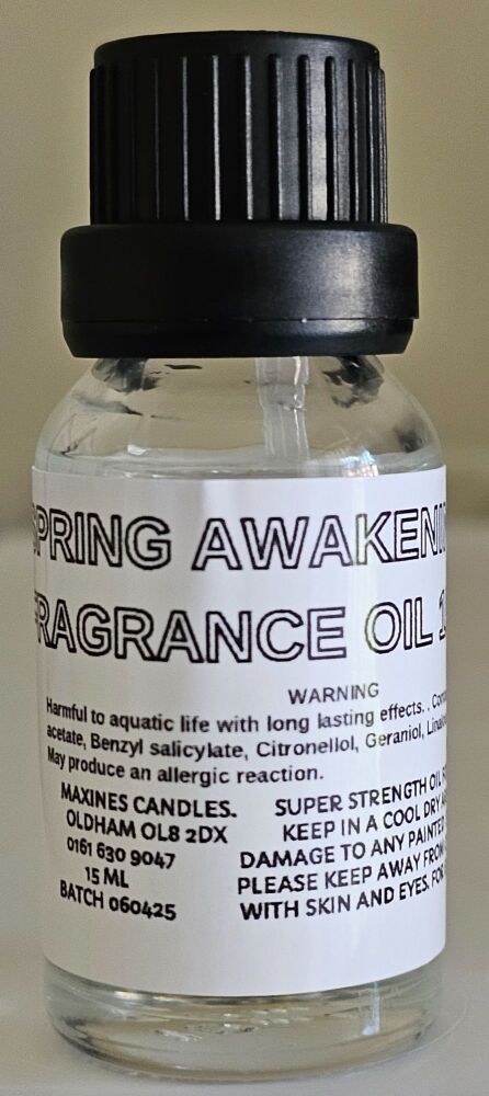 SPRING AWAKENING DIFFUSER FRAGRANCE OIL 15ml