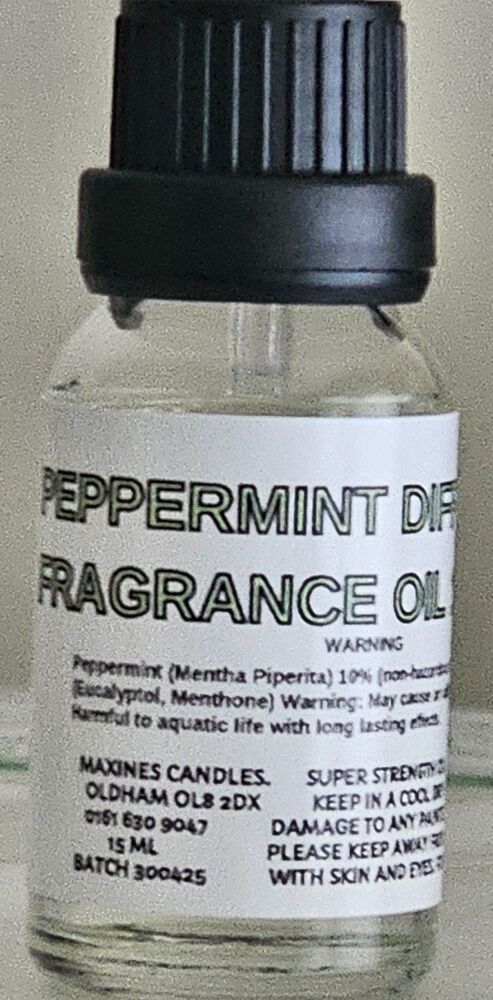 PEPPERMINT DIFFUSER FRAGRANCE OIL 15mg