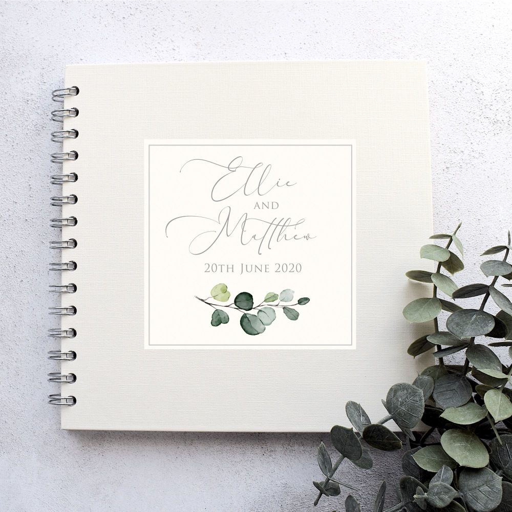 Simple Elegance Wedding Guest Book