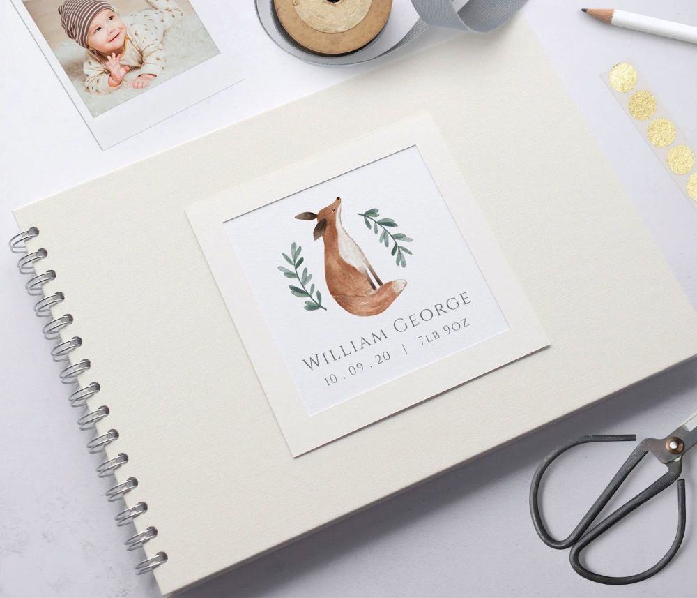 Woodland Fox Baby Photo Album