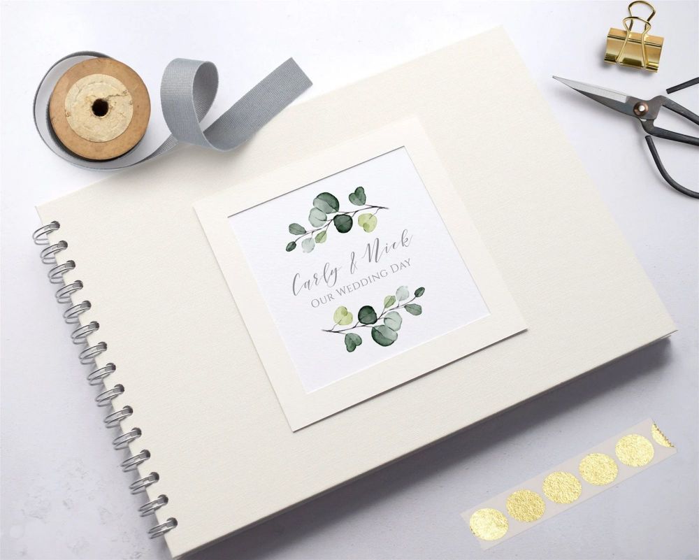 Elegance Eucalyptus Wedding Photo Album