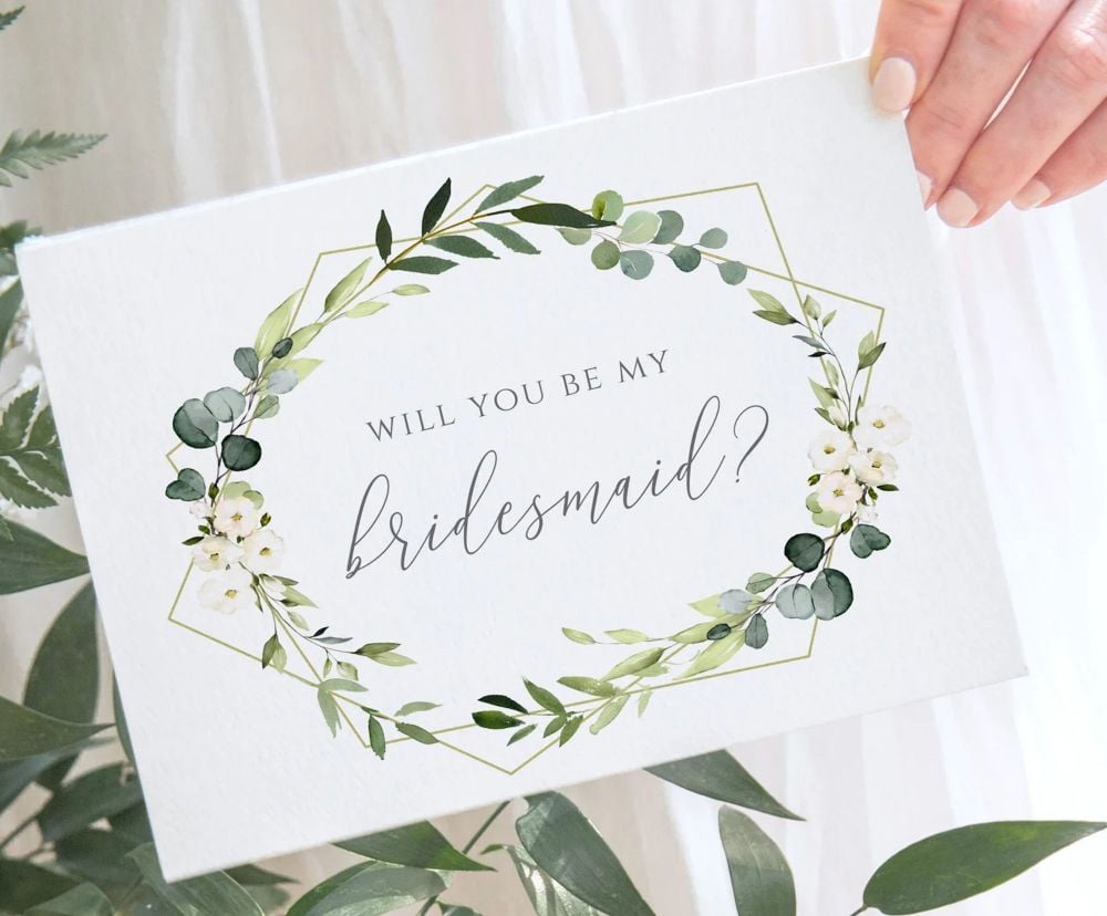Goe Botanical Will you be my..? Card