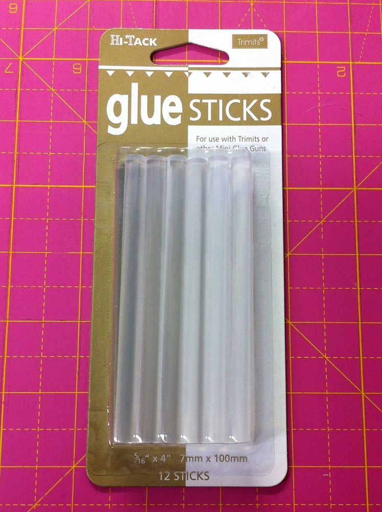 Trimits Hi-Tack 12 x glue sticks 7 x 100mm 