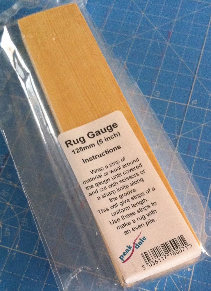 Rug gauge 5" (125mm) for rag rugging