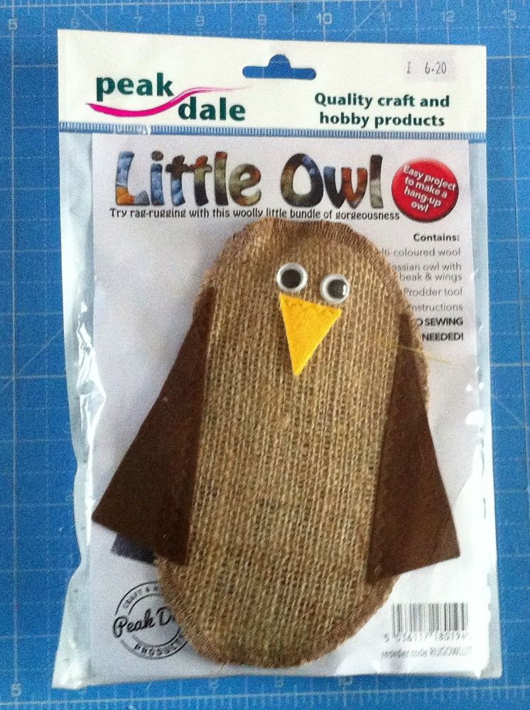 kit 3001 little owl rag rugging kit by peak dale