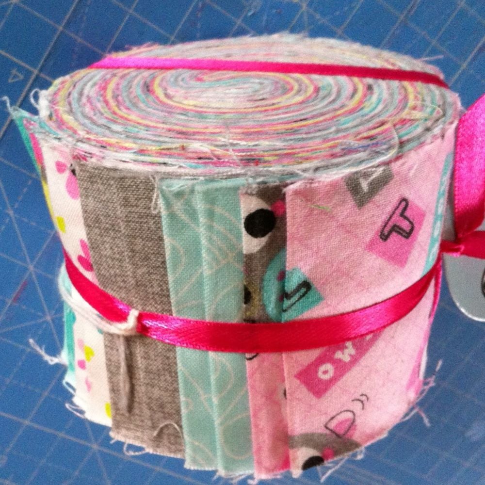 3 Wishes Fabric Jelly roll  20 strips
