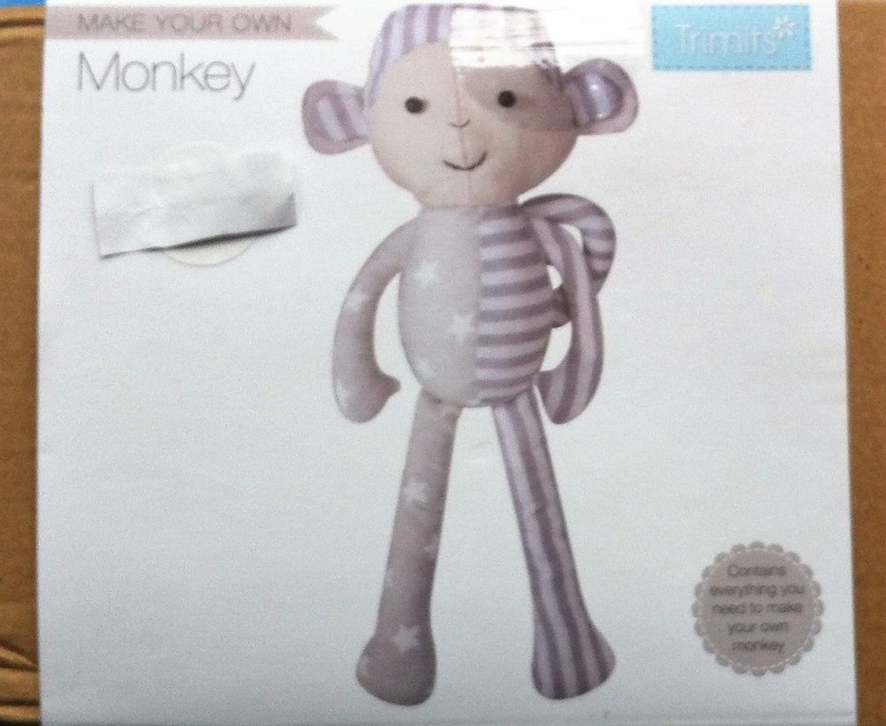 kit 3009 Trimits fabric kit monkey