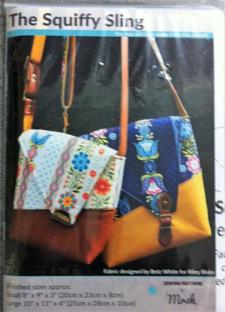 Mrs H bag pattern Squiffy sling bag