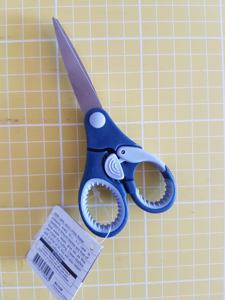 Scissors 127mm (5") scissors made safe blue